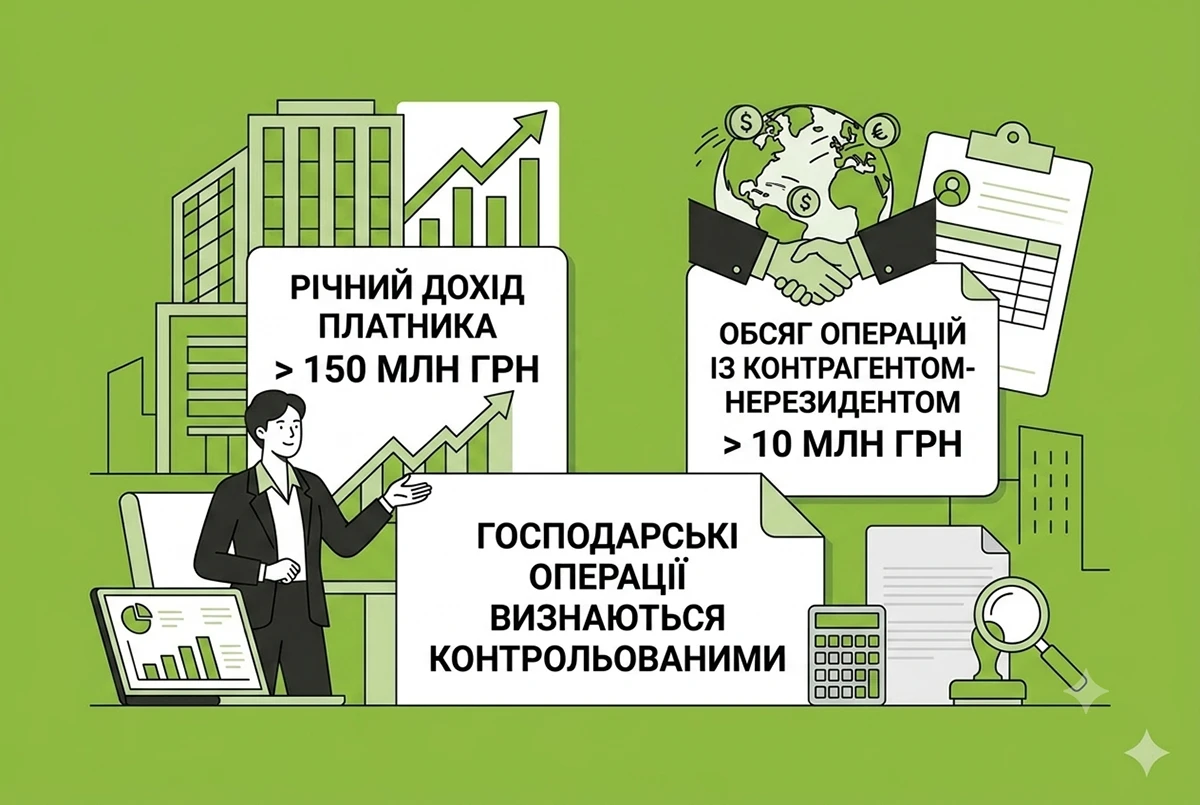 Контрольовані операції у 2026 році: перелік операцій та критерії економічної пов’язаності від ДПС