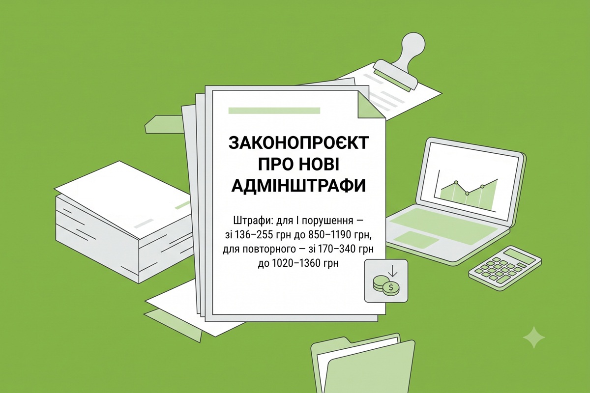 Нові адмінштрафи за фінансові порушення: КМУ повертає законопроєкт до ВРУ