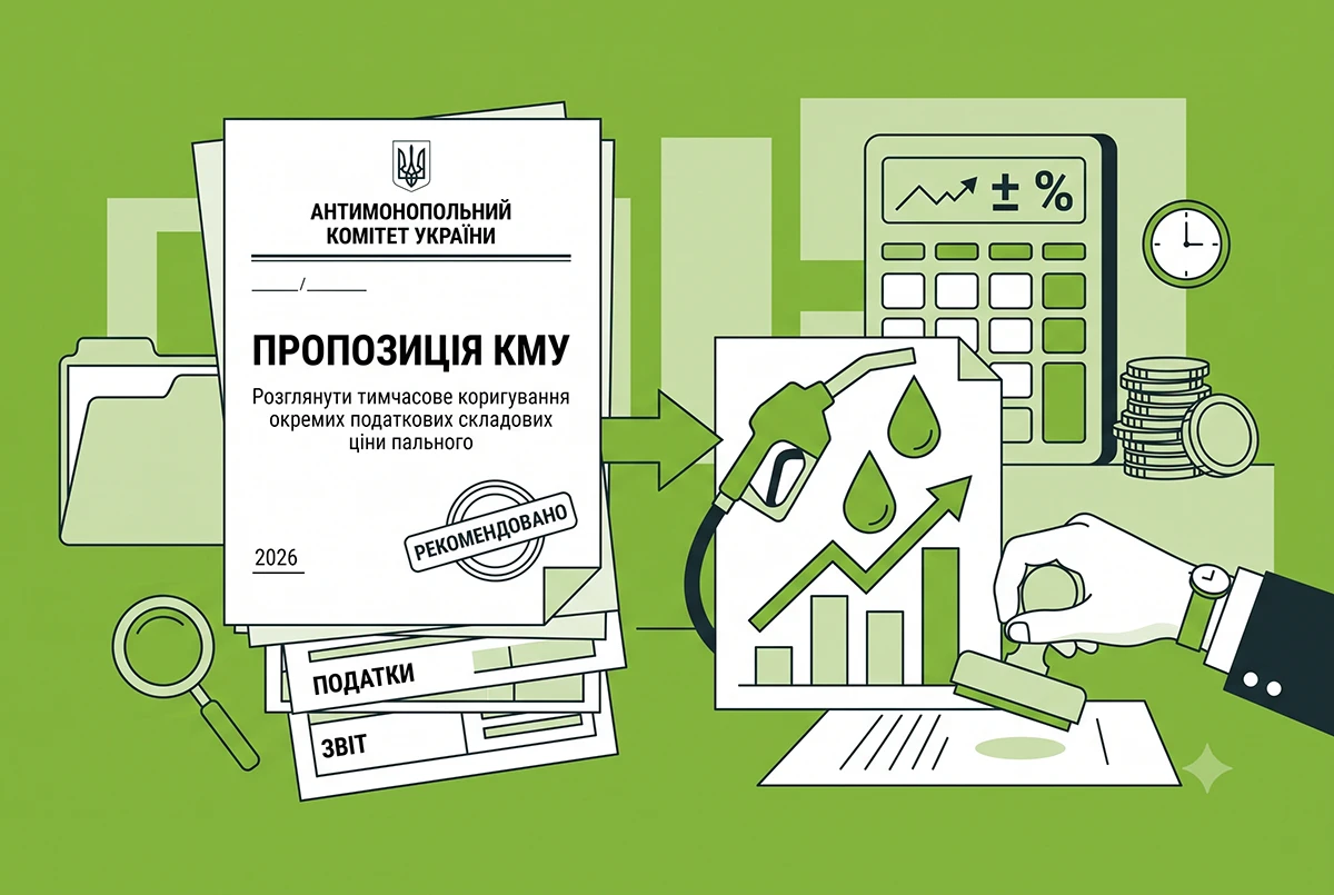 Перегляд податків на пальне через зростання світових котирувань: пропозиція АМКУ до КМУ
