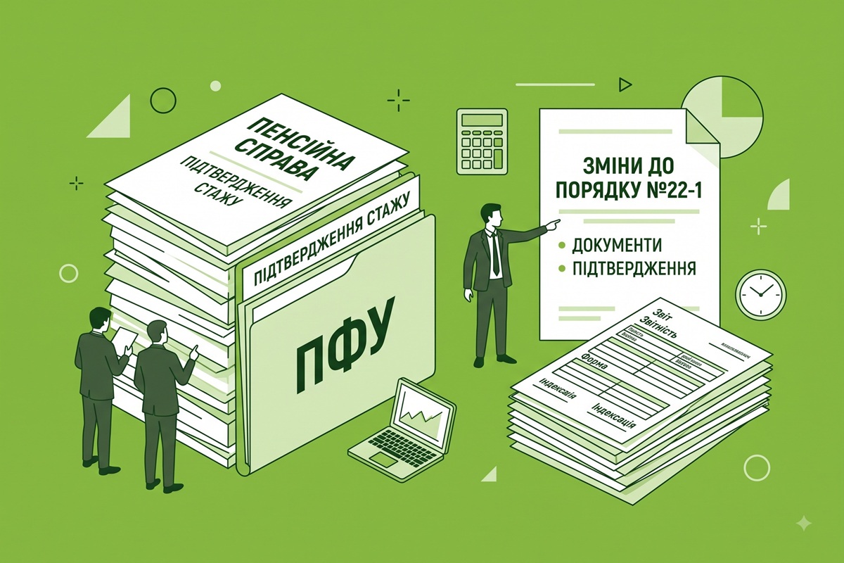 Документи та підтвердження стажу для призначення пенсії: ПФУ готує зміни до Порядку №22-1