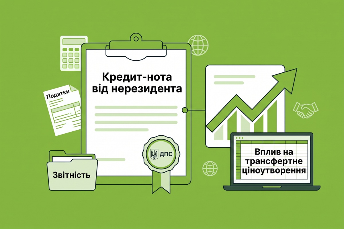Кредит-нота від нерезидента та її вплив на трансфертне ціноутворення: роз'яснення від ДПС