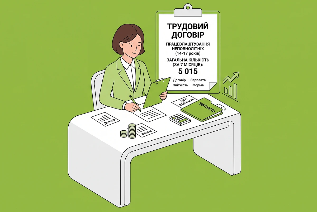 Більш ніж 5 тисяч підлітків офіційно працевлаштувались у 2026 році