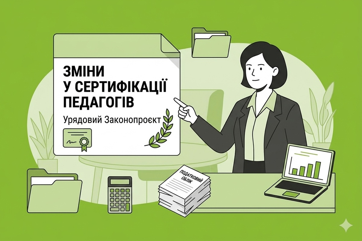 Зміни у сертифікації педагогічних працівників: урядовий законопроєкт