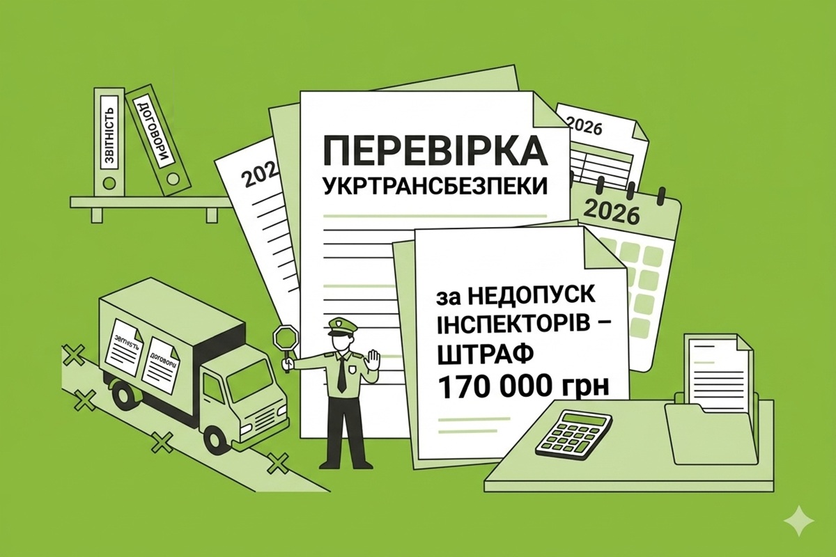 Перевірки Укртрансбезпеки: за недопуск інспекторів – штраф 170 000 грн