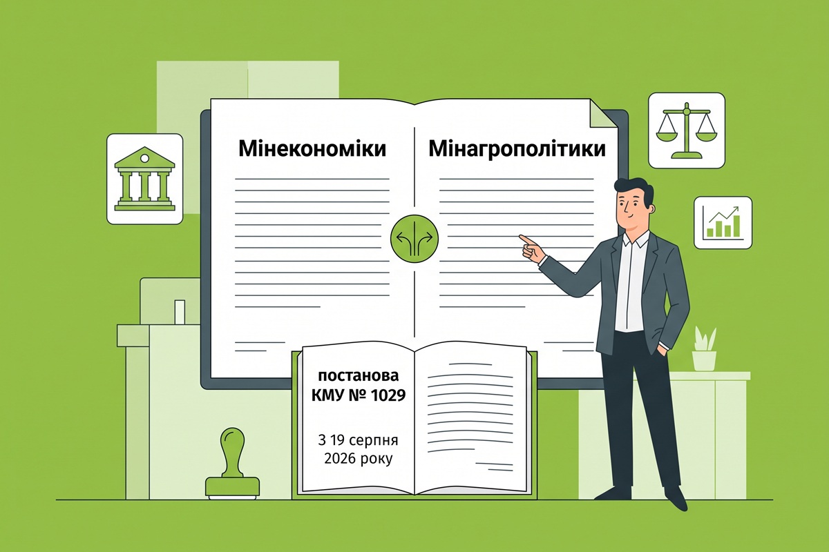 З 19 серпня 2026 року розділено повноваження Мінекономіки та Мінагрополітики розділено: постанова КМУ № 1029