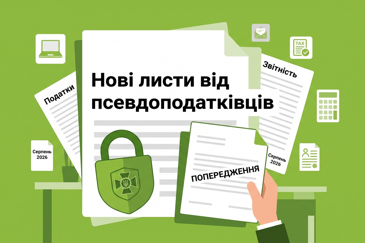 Нові листи від псевдоподатківців у серпні 2026 р.: деталі від Держспезвʼязку