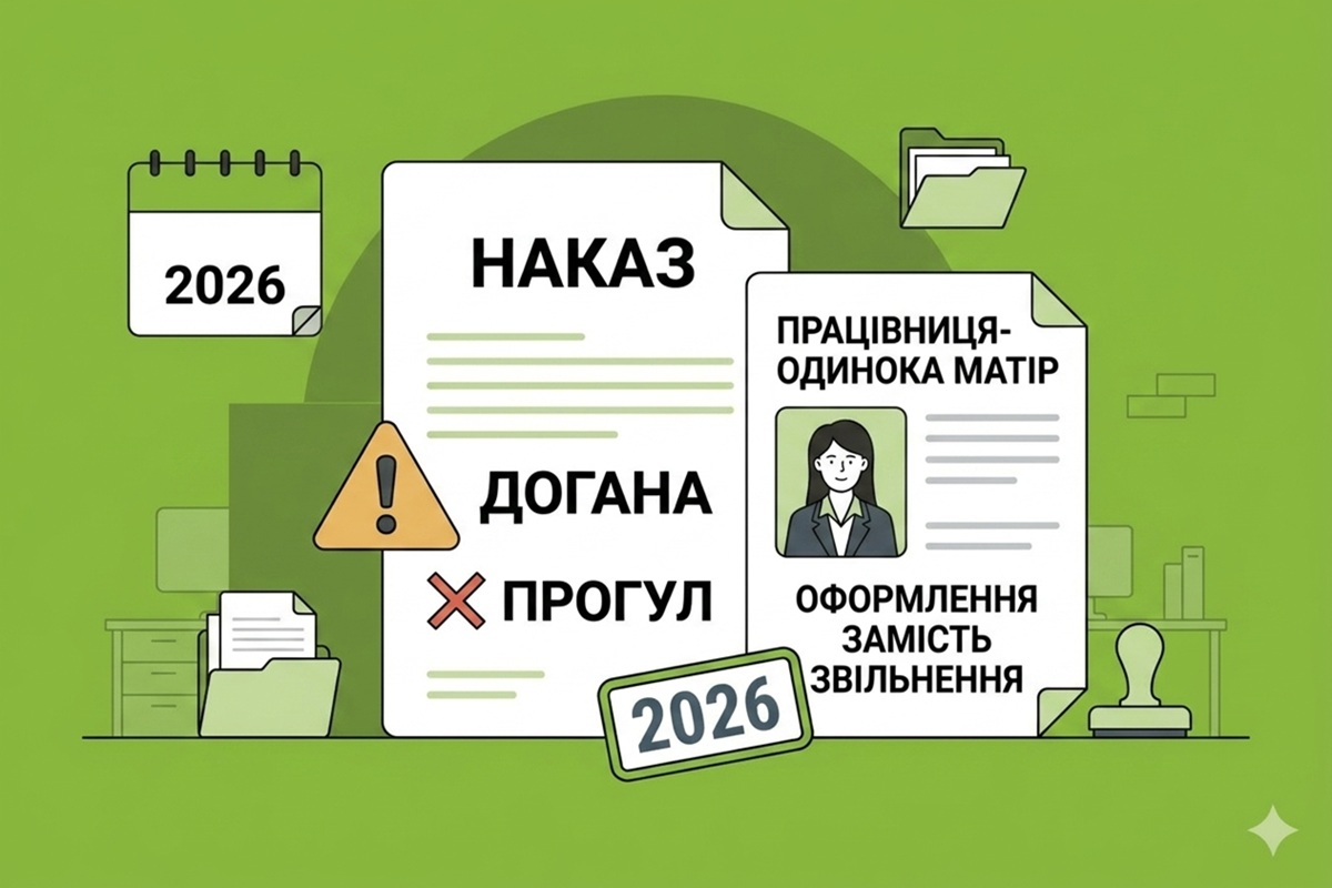 Прогул працівниці-одинокої матері у 2026 році: як оформити догану замість звільнення