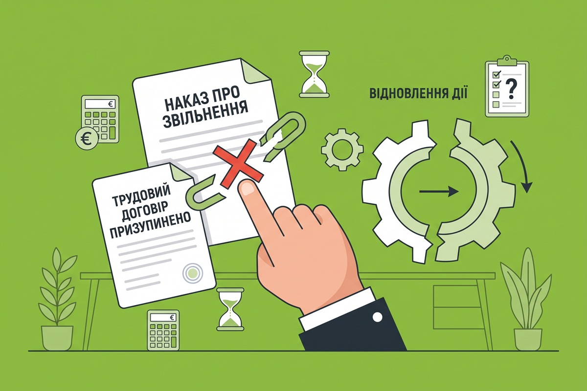 Звільнення під час призупинення трудового договору у 2026 р.: роз'яснення Держпраці щодо відновлення його дії