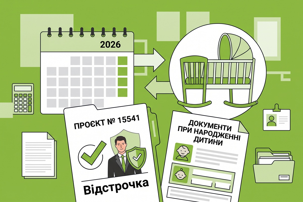 Відстрочка від мобілізації на рік після народження дитини: у ВРУ зареєстрували законопроєкт № 15541