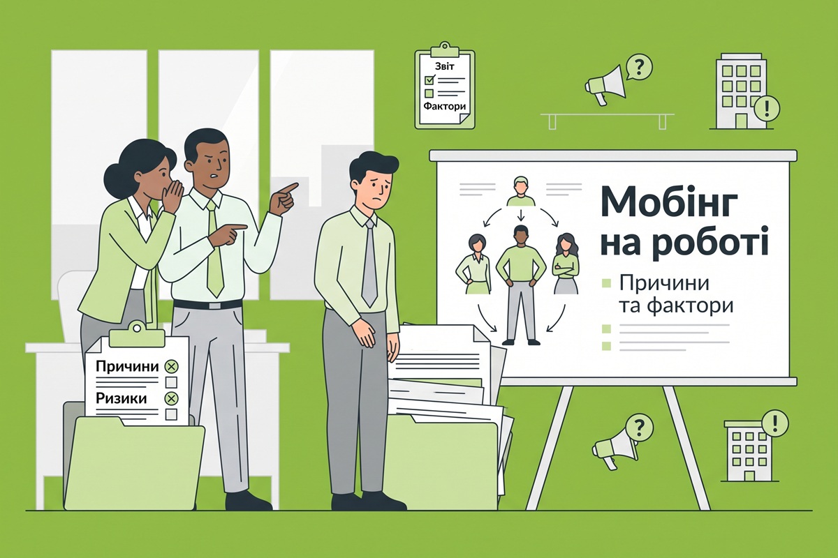 Мобінг на роботі: основні причини та фактори ризику для колективу