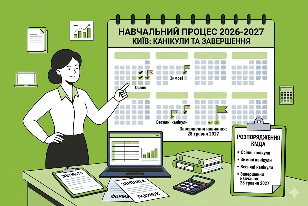 Канікули для київських школярів на 2026-2027 рр: рекомендації від КМДА