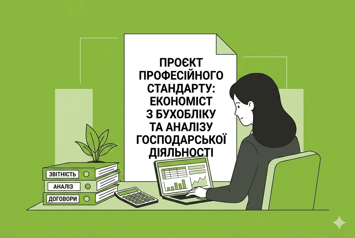 Економіст з бухобліку та аналізу господарської діяльності: оприлюднено проєкт нового професійного стандарту