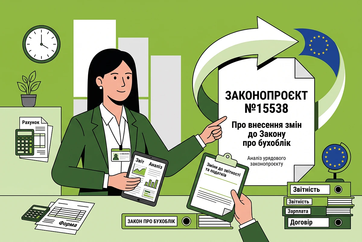 Нові зміни до Закону про бухоблік щодо звітності зі сталого розвитку і ESG-звітності: законопроєкт №15538