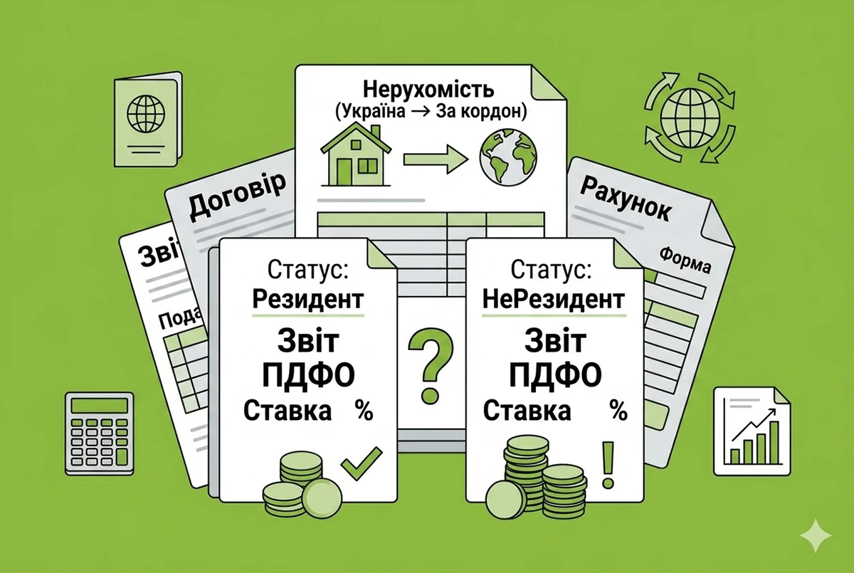 Нерухомість в Україні дарується родичу за кордоном: ДПС роз'яснила правила сплати ПДФО та військового збору