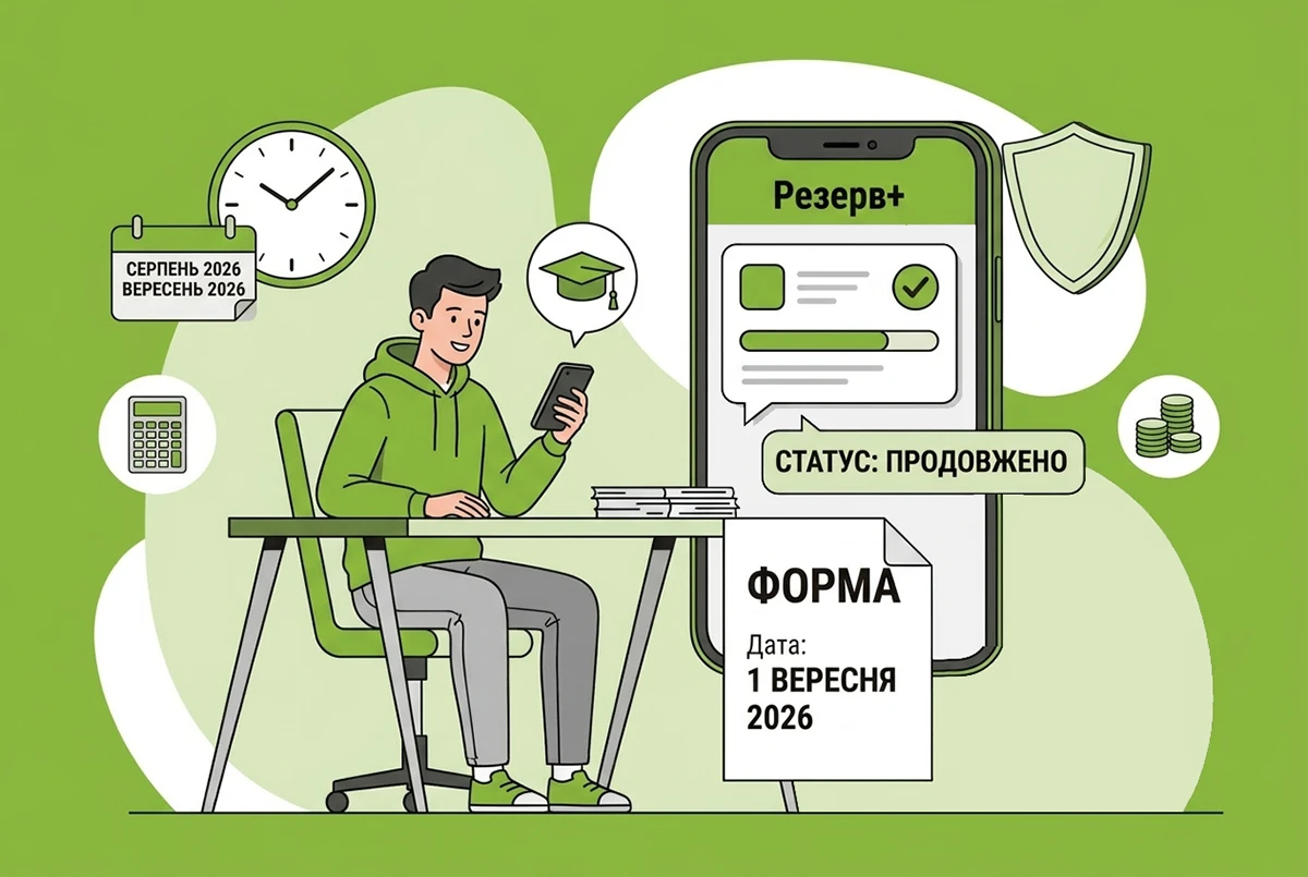Відстрочка від мобілізації для студентів з 1 вересня 2026 року: роз'яснення ТЦК щодо автоматичного продовження