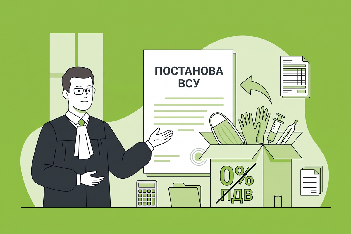 Звільнення медичних виробів від ПДВ-2026: позиція Верховного Суду у справі №916/2438/25