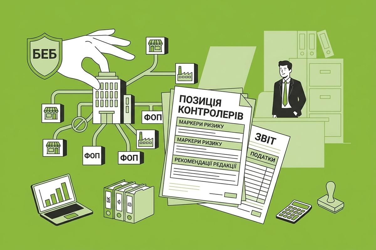 БЕБ ліквідувало дроблення бізнесу через 17 ФОП: позиція контролерів, маркери ризику та рекомендації редакції