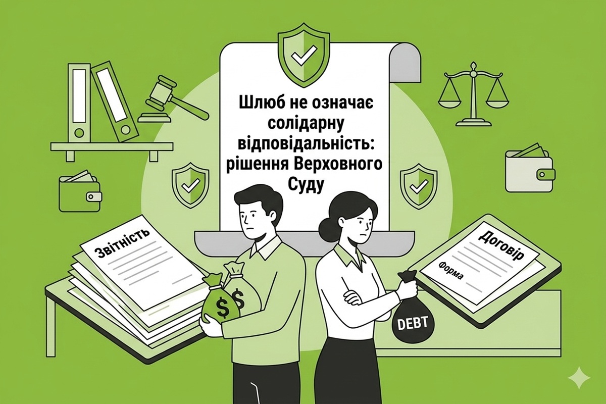 Шлюб не означає солідарну відповідальність за шкоду, завдану одним із подружжя: рішення Верховного Суду