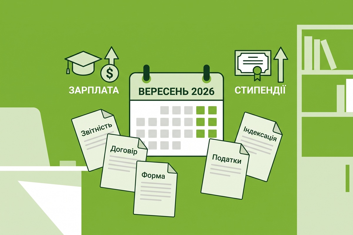 Збільшення зарплати вчителів на 20% та мінімальна стипендія студентів 4000 грн: зміни з 1 вересня 2026 року
