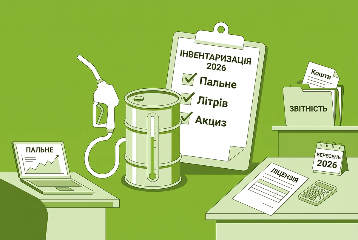 Інвентаризація пального, що використовується для власних потреб підприємства, у 2026 р. за Положенням №879