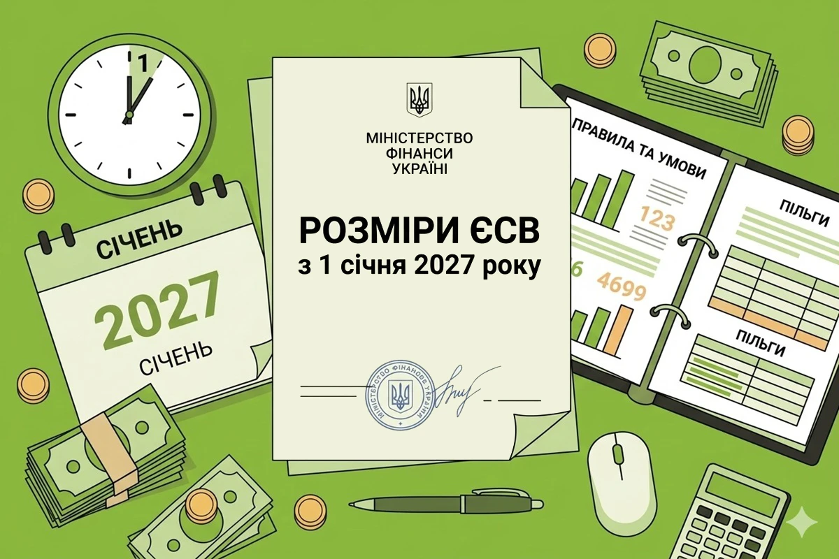 Розміри ЄСВ з 1 січня 2027 року: аналіз проєкту Держбюджету
