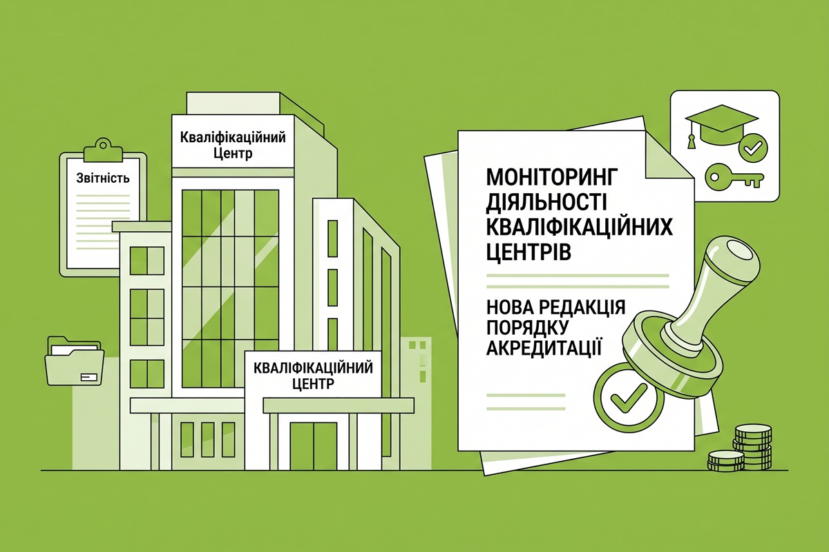 Діяльність кваліфікаційних центрів-2026: проєкт нової редакції порядку акредитації від МОН