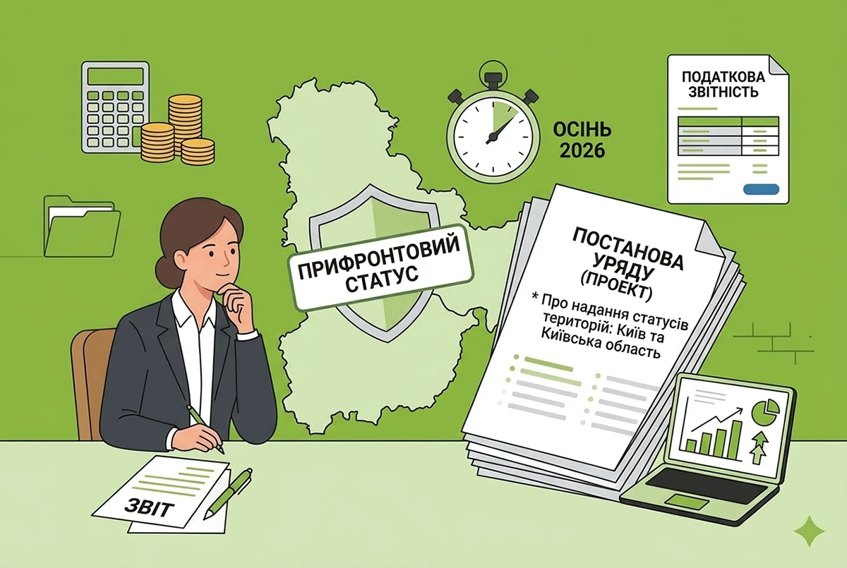 Київ та Київська область можуть отримати статус прифронтових восени 2026 р.: Уряд працює над постановою