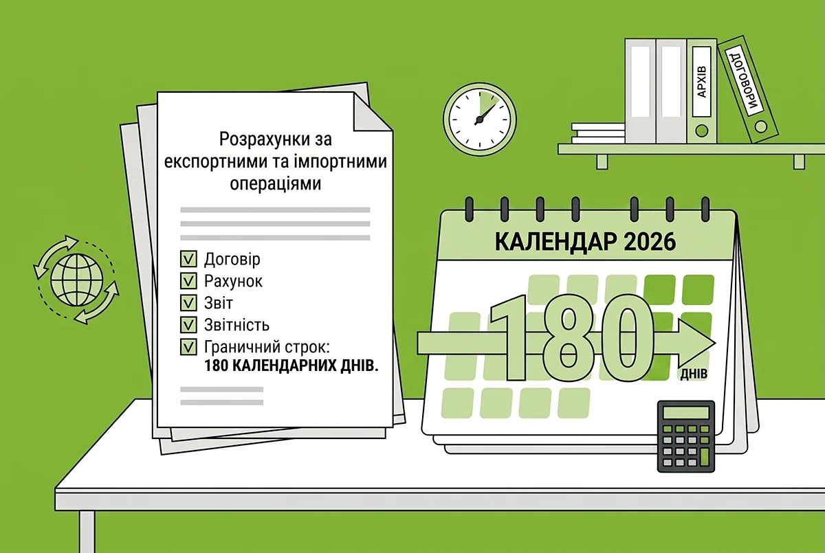 Граничні строки розрахунків за експортом та імпортом у 2026 році: цифри від ДПС