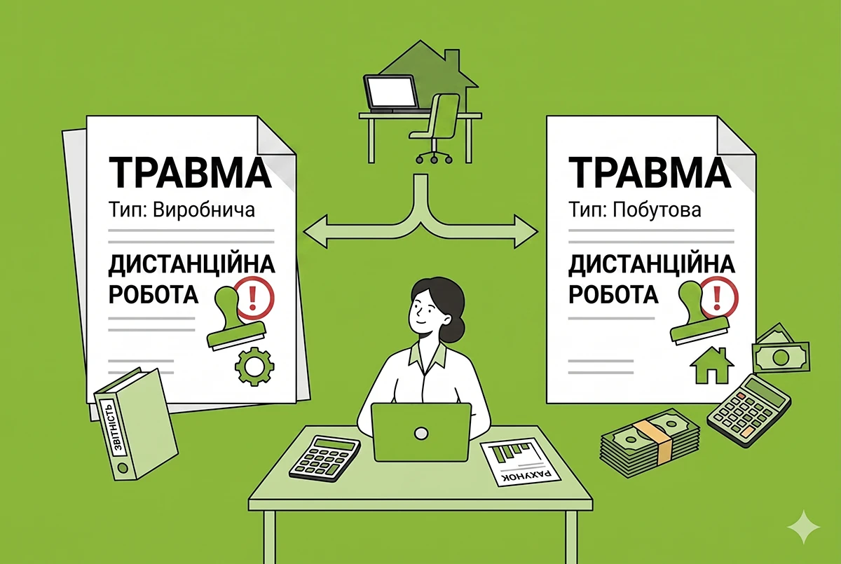 Травма під час дистанційної роботи: алгоритм розслідування від ПФУ