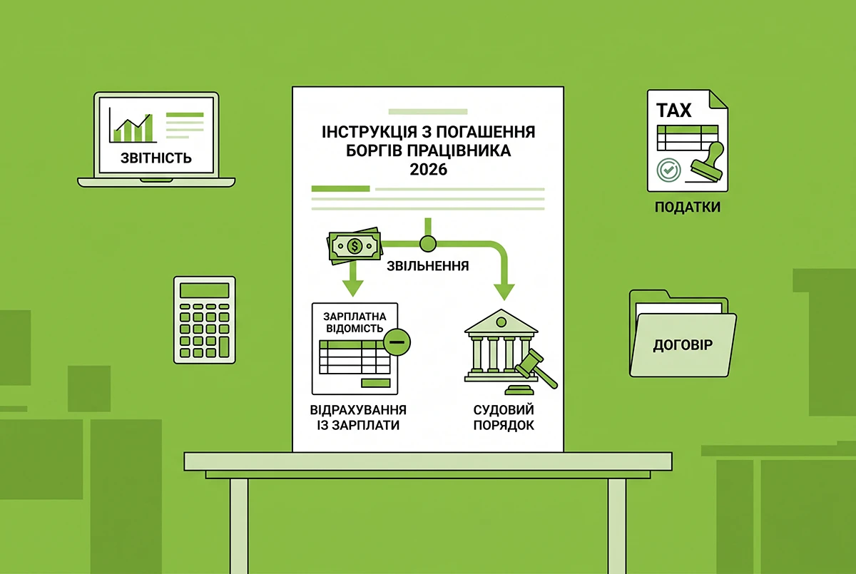 Погашення боргів працівника при звільненні у 2026 р. із зарплати та через суд: норми КзПП та практичні поради