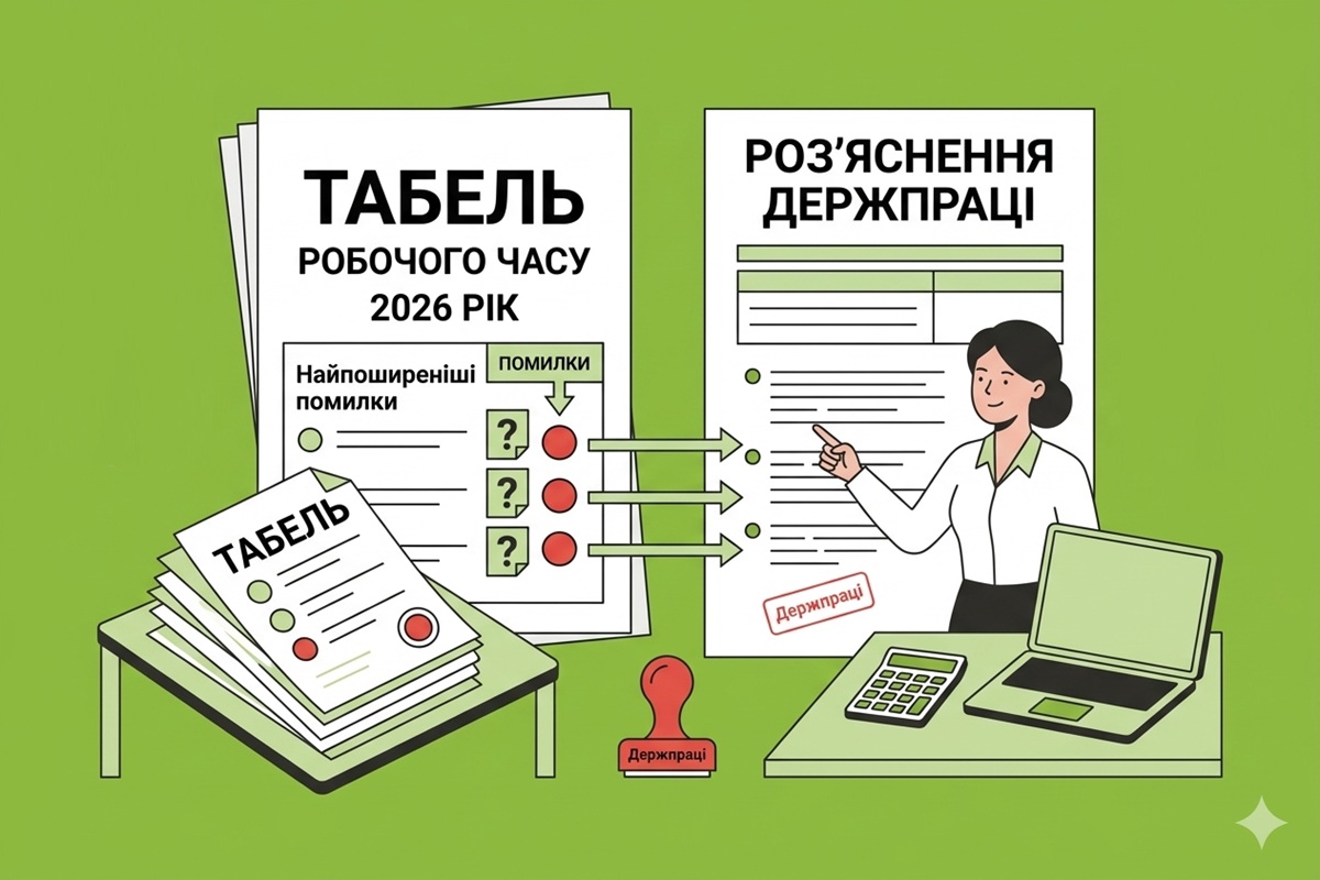 Заповнення табелю робочого часу у 2026 році: найпоширеніші помилки у розʼясненні Держпраці
