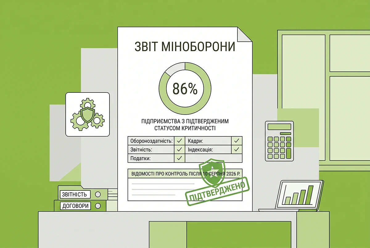 86% оборонних підприємств підтвердили статус критичності після 10 серпня 2026 році: дані від Міноборони