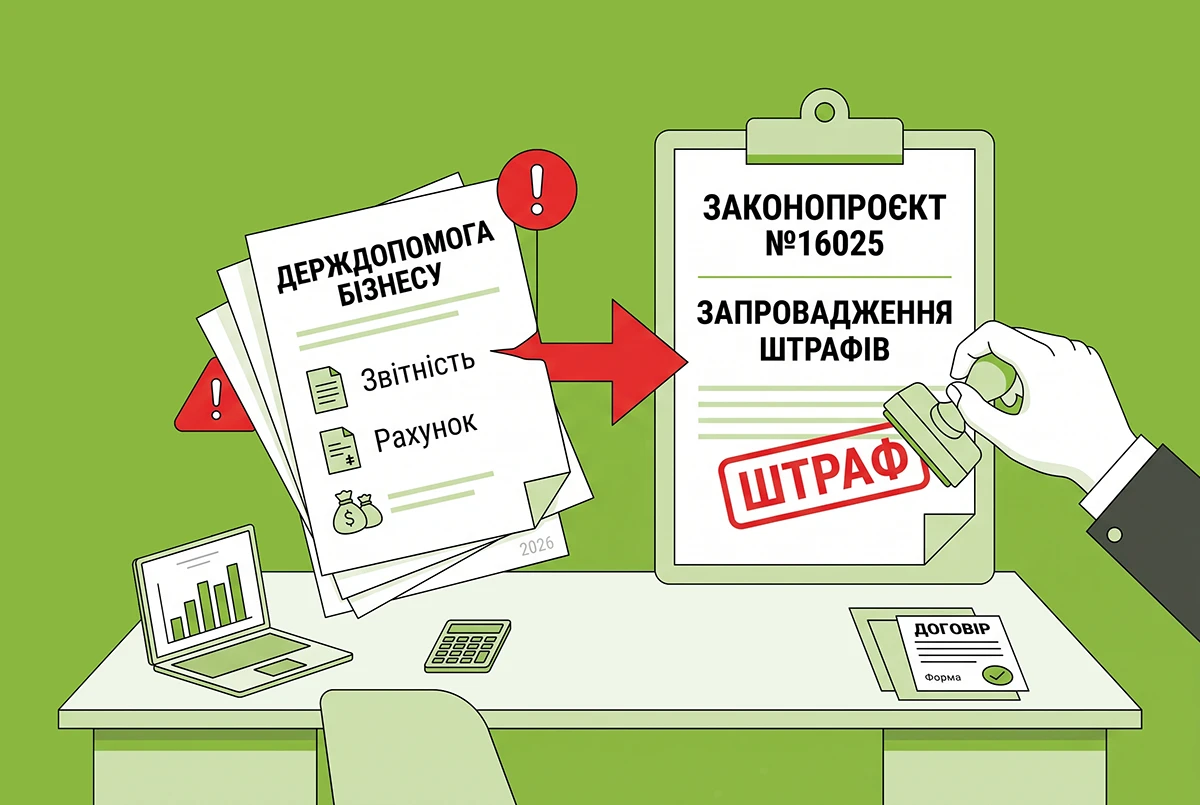 За порушення правил держдопомоги бізнесу пропонують запровадити штрафи: зареєстровано законопроєкт №16025