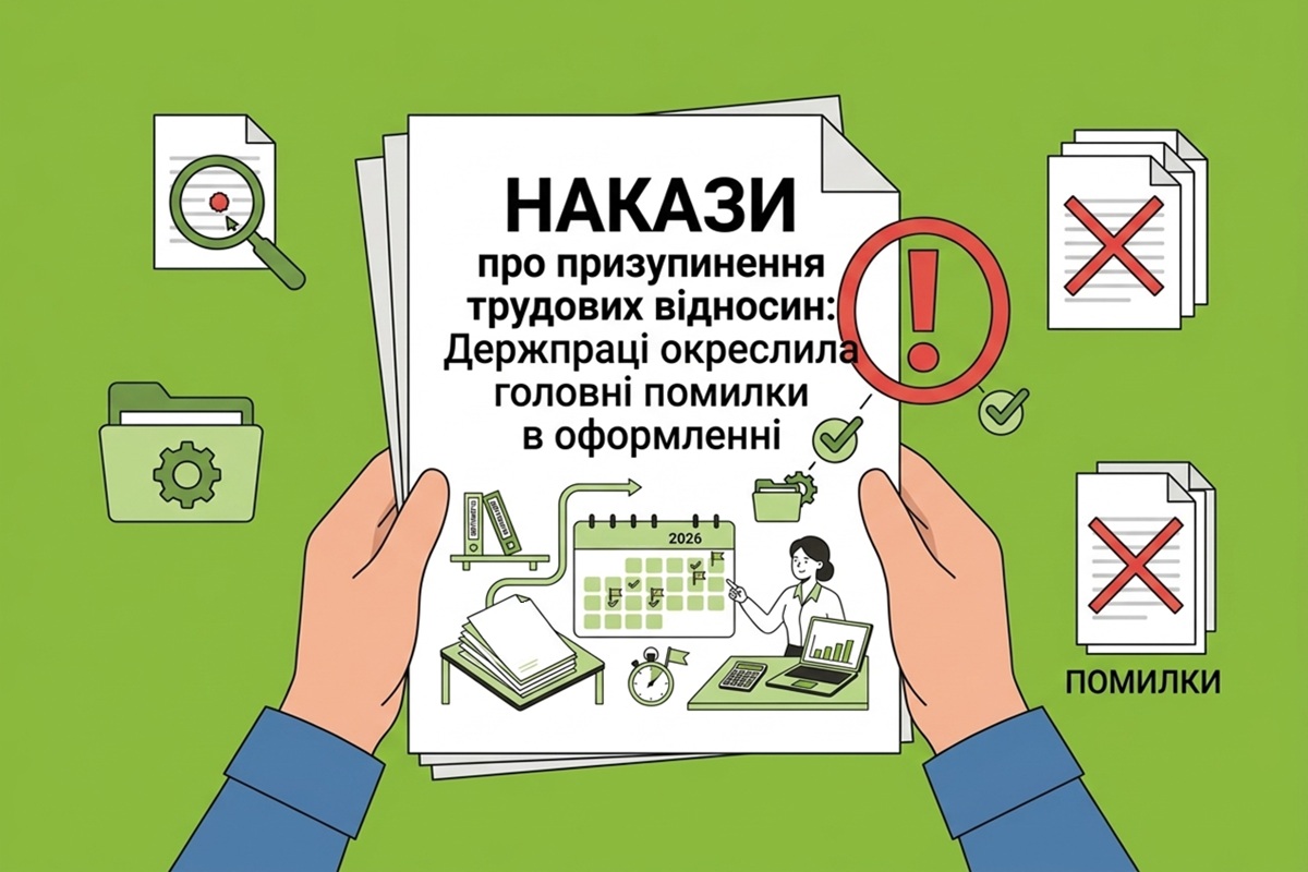 Накази про призупинення трудових відносин: Держпраці окреслила головні помилки в оформленні