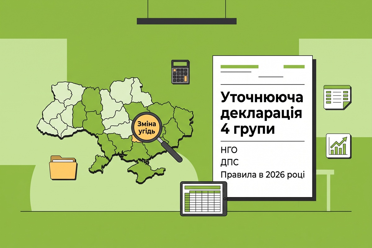 Зміну виду угідь протягом 2026 року: деталі уточнення декларації з 4 групи ЄП