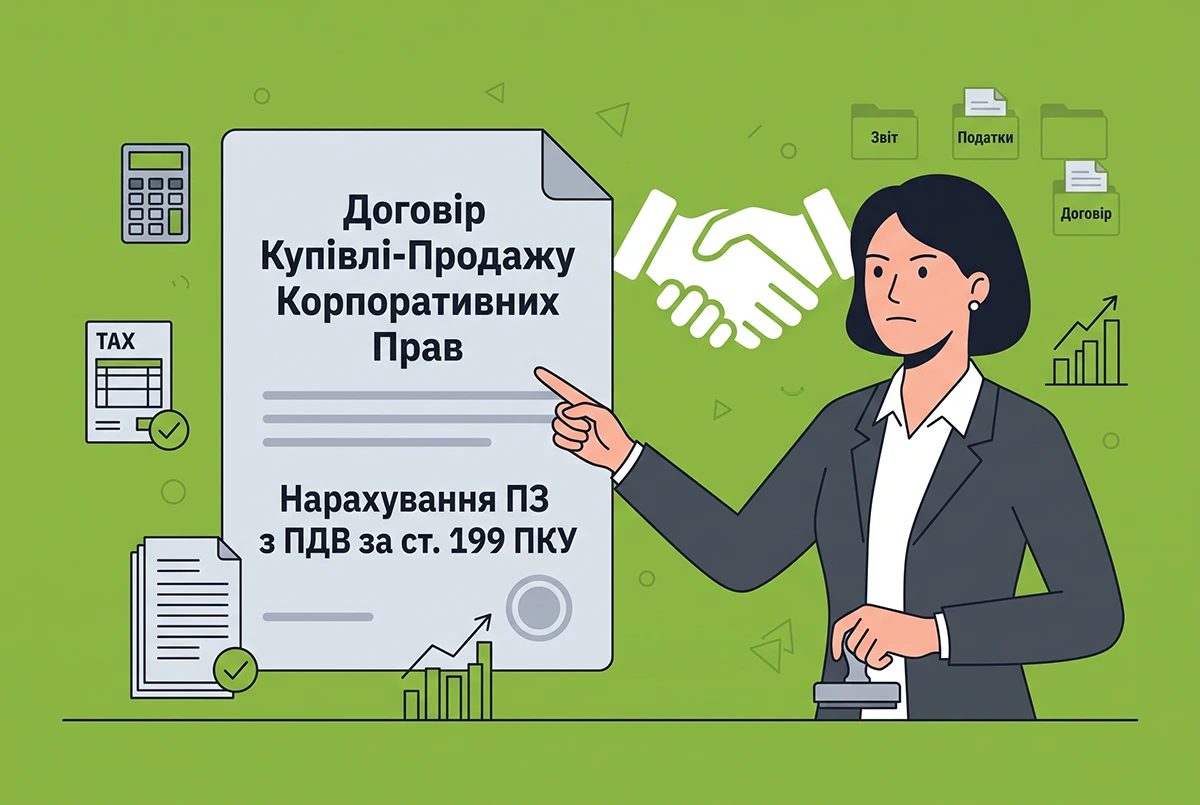 Продаж корпоративних прав підприємства та ПДВ: ДПС роз'яснила, як нараховувати ПЗ за ст. 199 ПКУ
