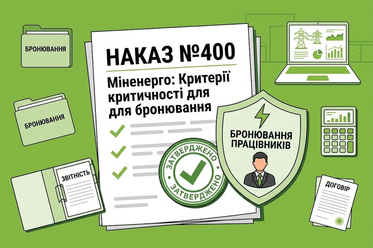 Міненерго розширило критерії критичності для бронювання працівників: наказ №400