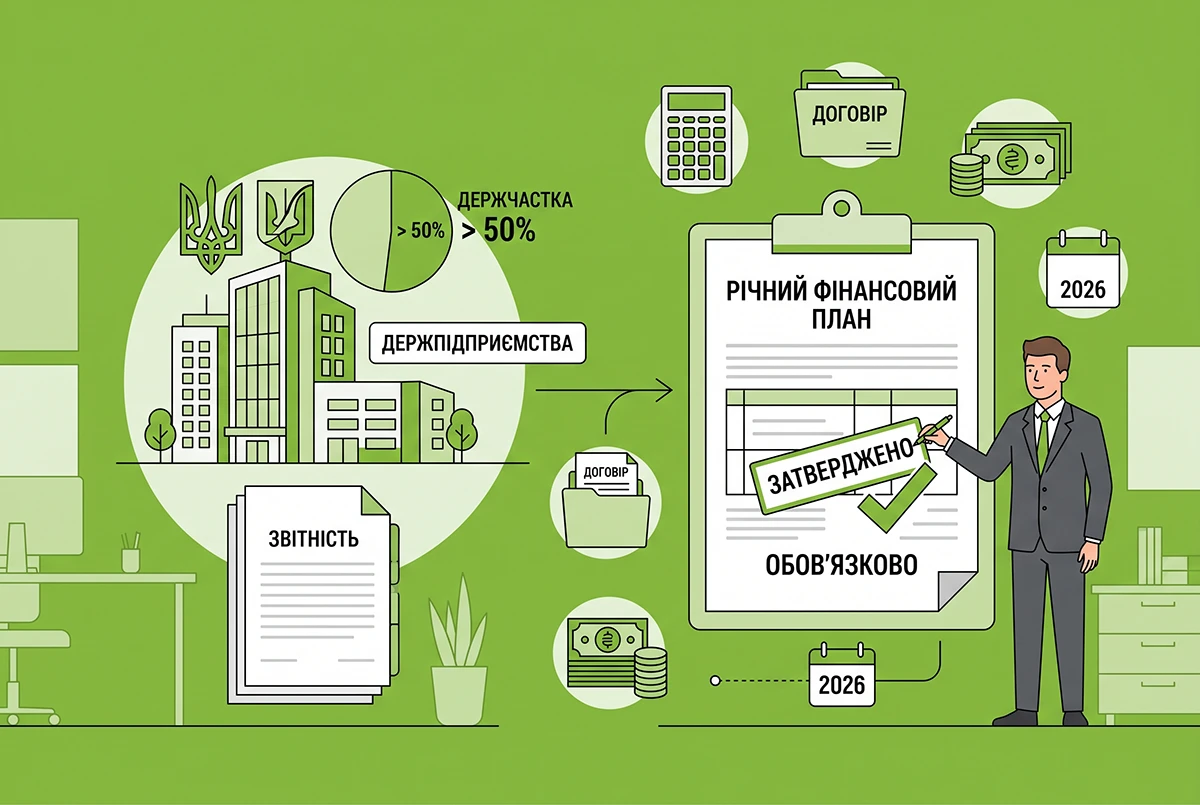 Держпідприємства з держчасткою від 50% зобов’язані затверджувати річні фінплани: нагадування ДПС