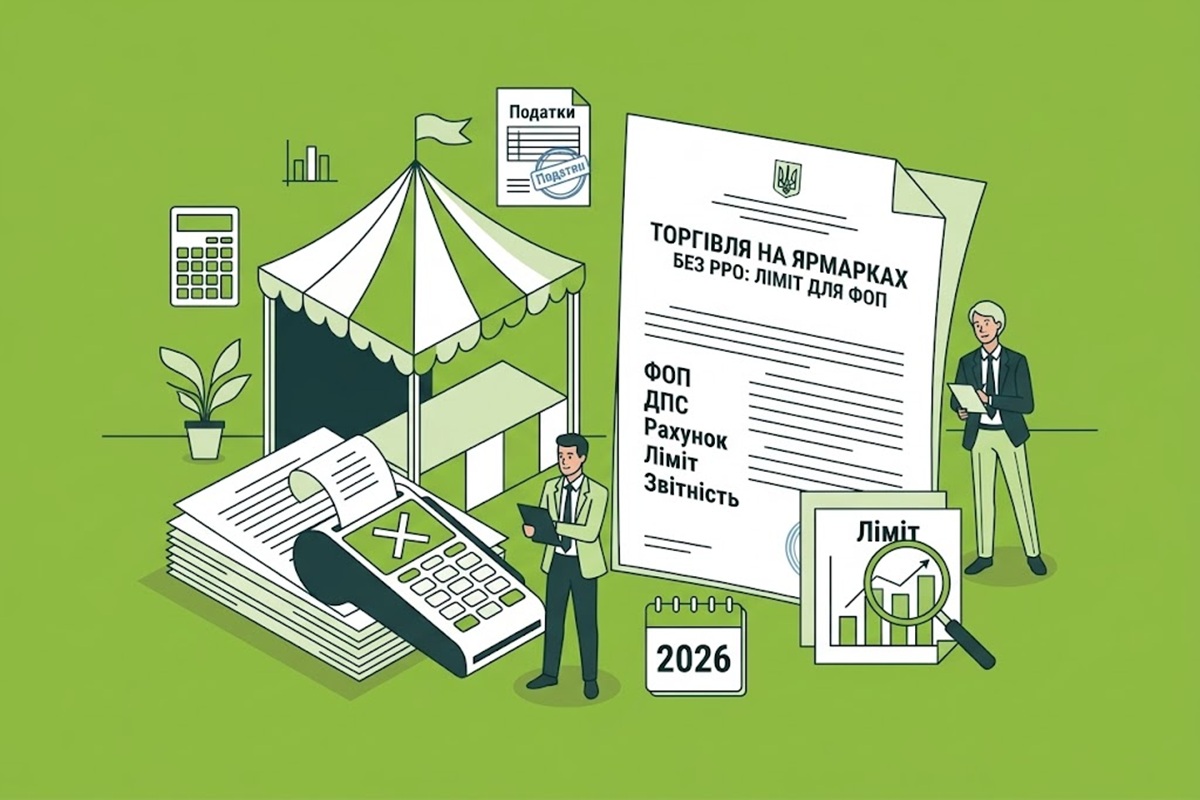 Торгівля на ярмарках без РРО: ДПС назвала ліміт для ФОП у 2026 році