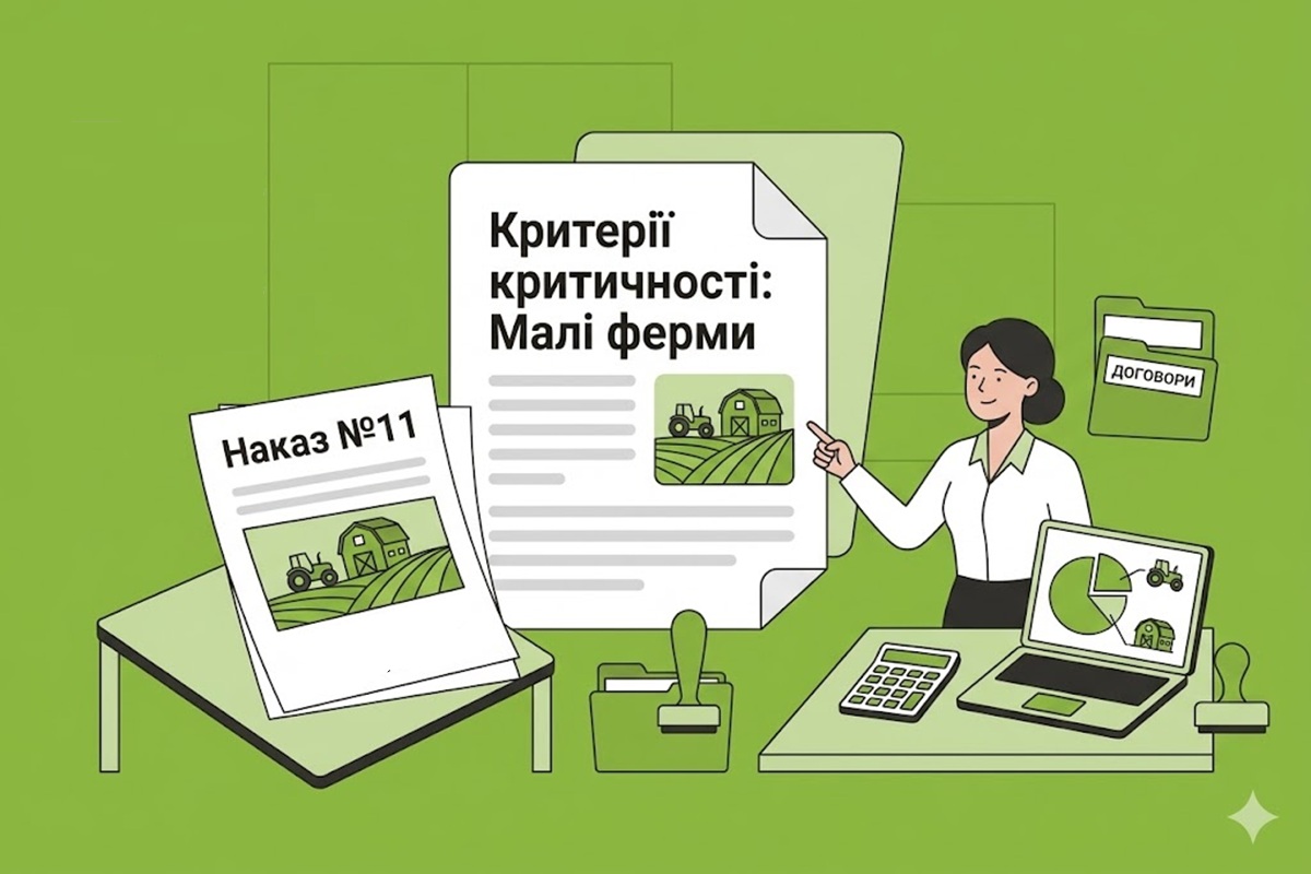 Критерії критичності для малих ферм — Мінагрополітики нагадала про Наказ №11