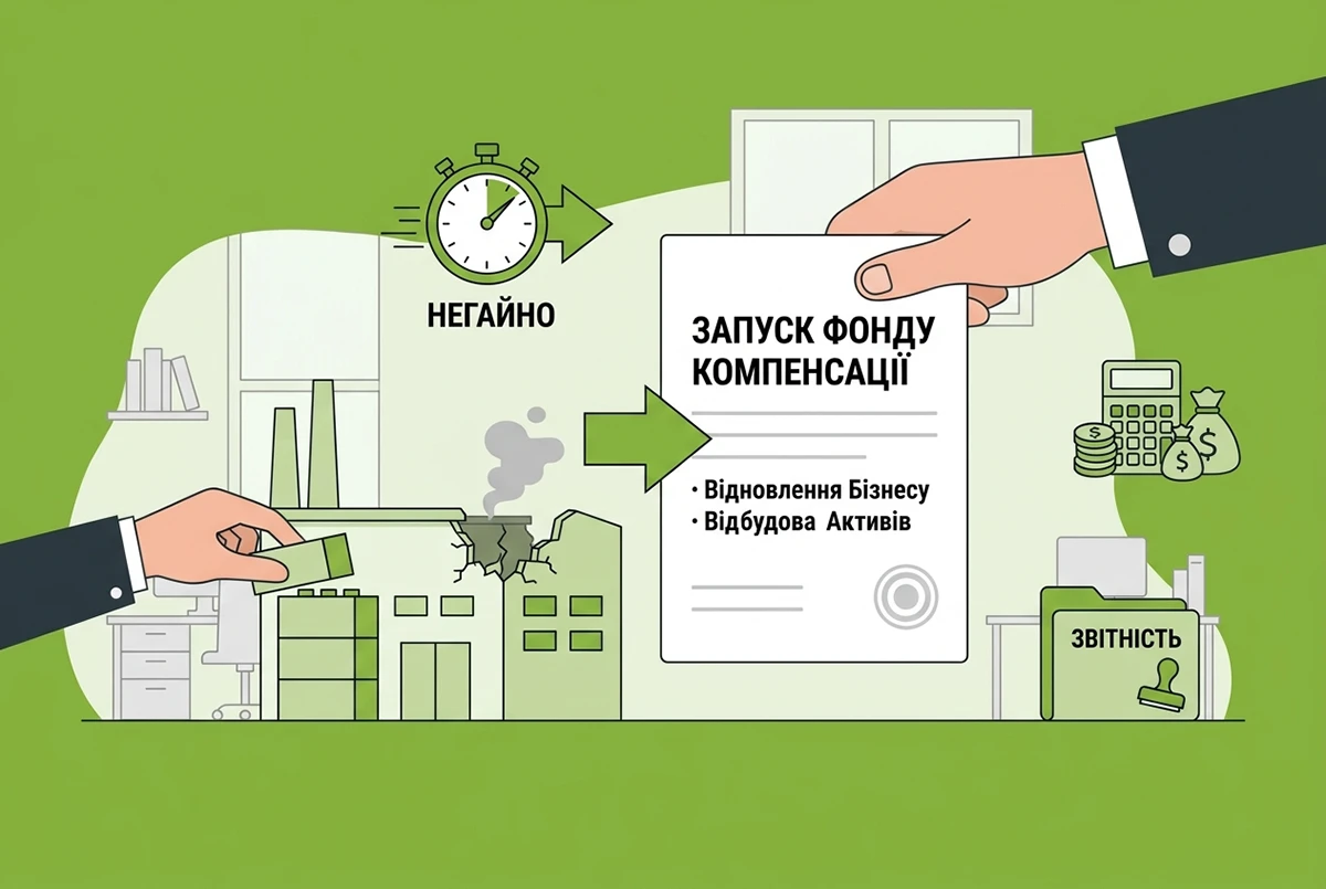 ФРУ закликає запустити Фонд компенсації втрат бізнесу від знищення активів
