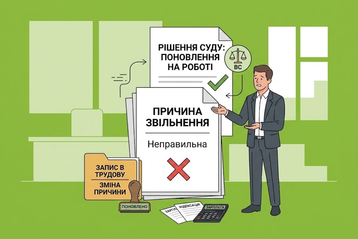 Неправильна причина звільнення: ВС пояснив коли працівника поновлять на роботі