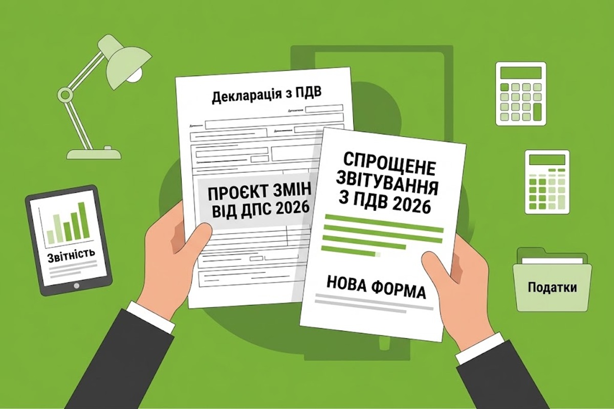 Спрощення звітування з ПДВ у 2026 році: проєкт змін до декларації від ДПС