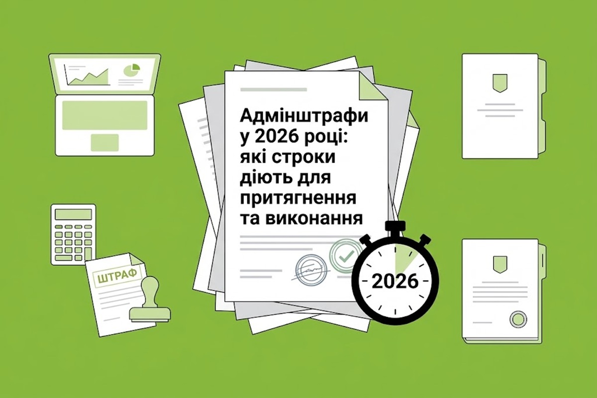 Адмінштрафи у 2026 році: які строки діють для притягнення та виконання