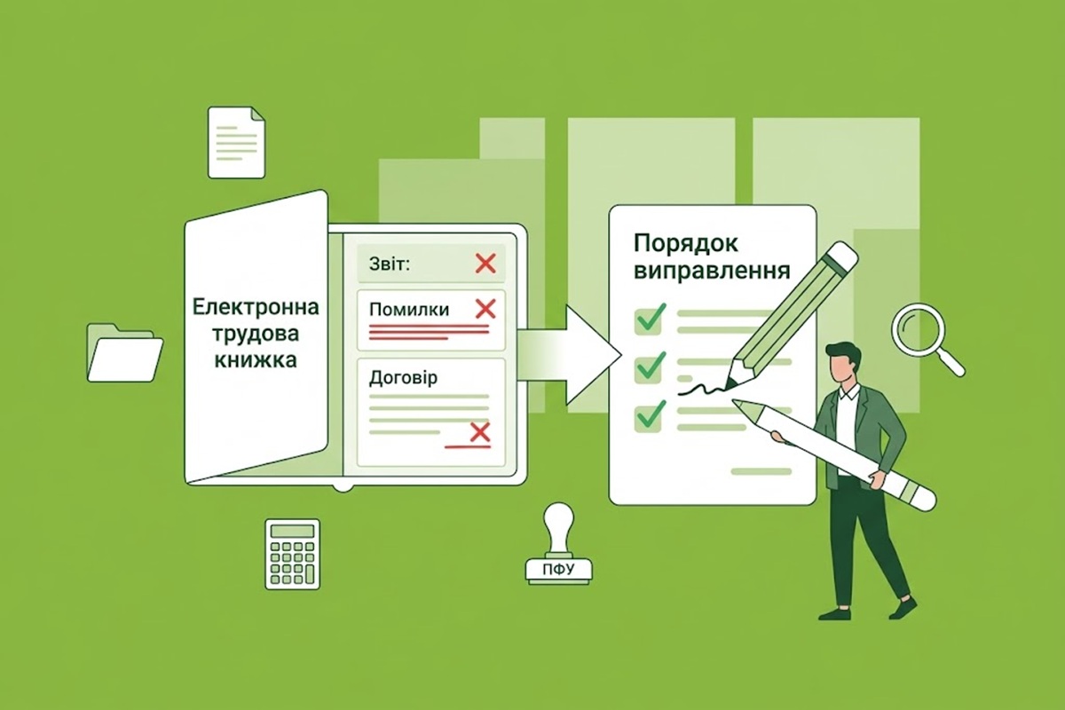 Помилки в електронній трудовій книжці: ПФУ визначив порядок виправлення