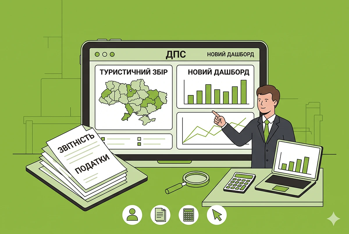 Туристичний збір по областях і громадах: ДПС запустила новий дашборд