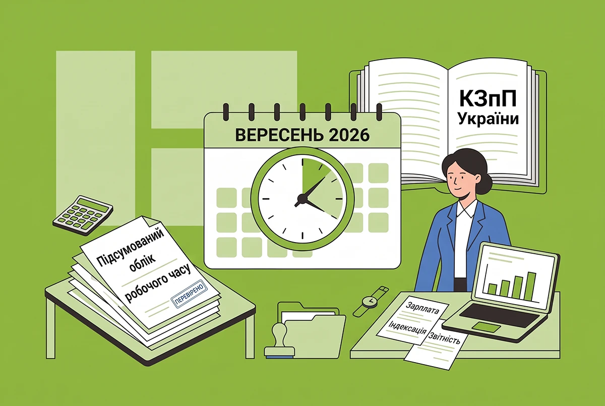 Підсумований облік робочого часу за КЗпП: порядок застосування, організації та оплати праці у 2026 році