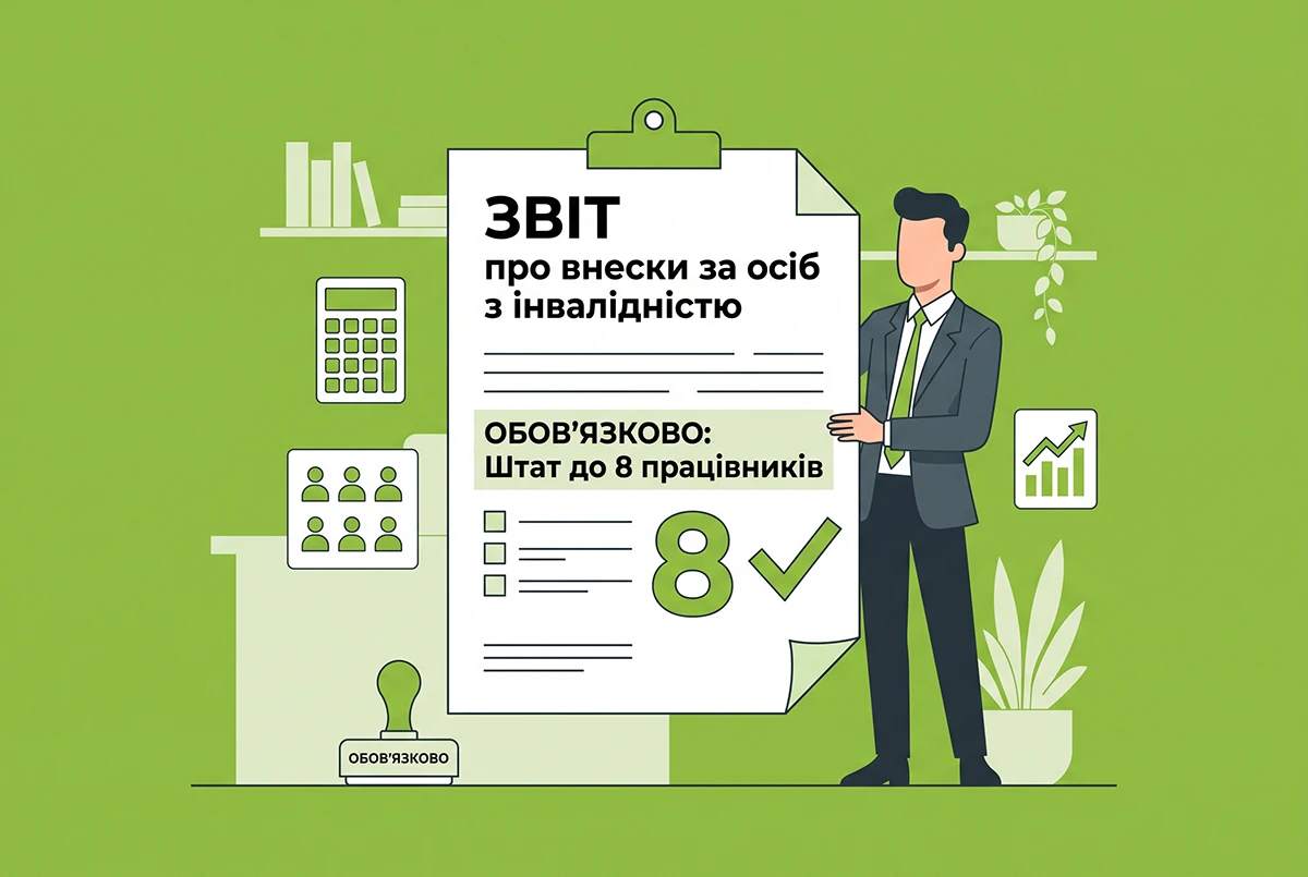 Звіти з внесків за осіб з інвалідністю є обовʼязком для роботодавців зі штатом до 8 працівників: позиція ДПС
