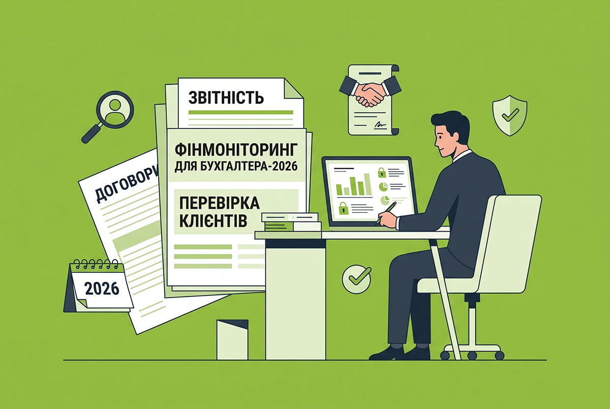 Фінмоніторинг для бухгалтера у 2026 році: реєстрація, звітність, перевірка клієнтів і штрафи до 1,7 млн грн