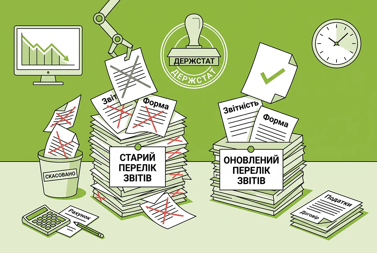 Статистична звітність – 2027: перелік звітів від Держстату, які скасують або змінять